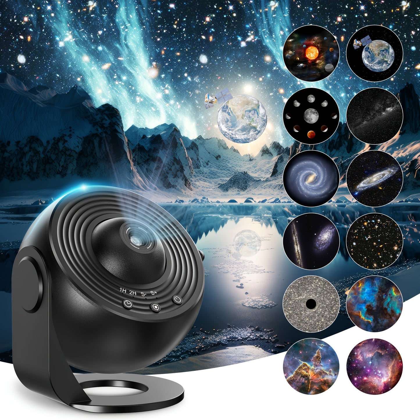 LED Galaxy Projector – “Night VYB” Edition